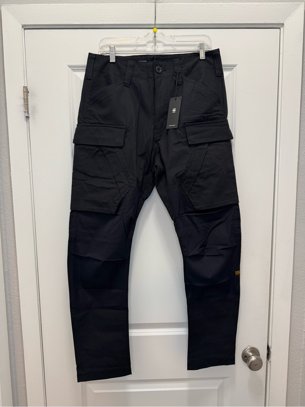 G Star Raw 3D Regular Tapered Cargo 3.0 Black Pants